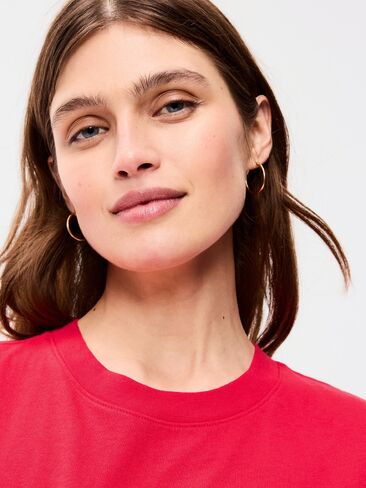 Old Navy Vintage Crew-Neck Mini T-Shirt Dress - Amaryllis in Kuwait