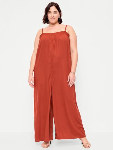 Old Navy Airy Smocked-Top Jumpsuit - RUSSET MOON in Saudi Arabia