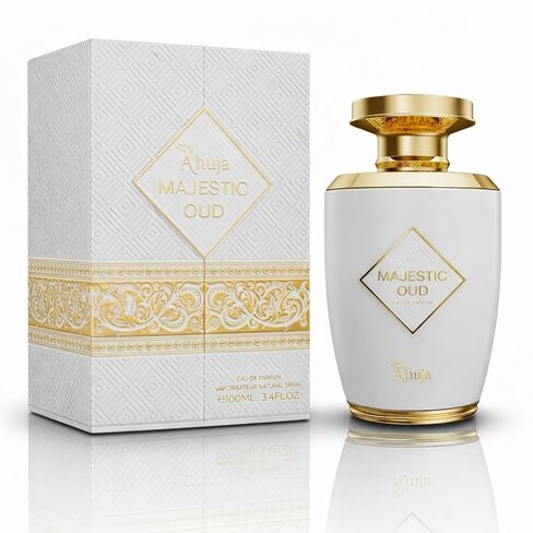 عطر أهوجا ساكريد سانتال أو دو بارفان 3.4 أونصة سائلة - عطر شامل للجنسين له ولها، عطر للجنسين، مناسب لجميع الجنسين، عطر للجنسين للمغامرين - رائحة خشبية ترابية مع روائح حارة in Kuwait