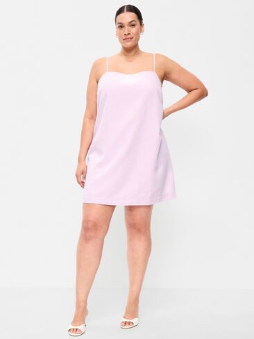 فستان Old Navy Strappy Mini Shift - قماش قطني أرجواني in Saudi Arabia
