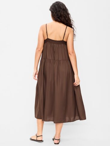 Old Navy Airy Smocked Maxi Dress - Peppercorn in Saudi Arabia