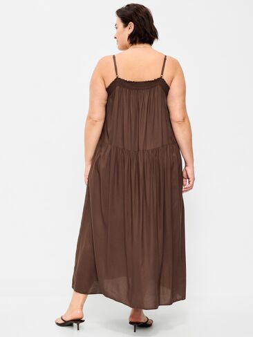Old Navy Airy Smocked Maxi Dress - Peppercorn in Saudi Arabia