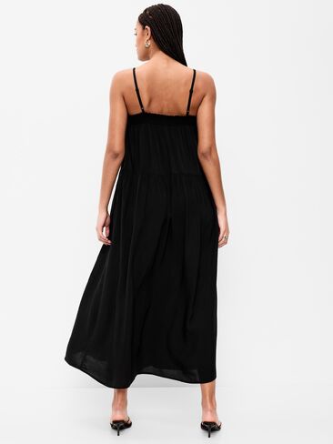 Old Navy Airy Smocked Maxi Dress - Black Jack in Saudi Arabia