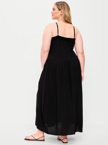 Old Navy Airy Smocked Maxi Dress - Black Jack in Saudi Arabia