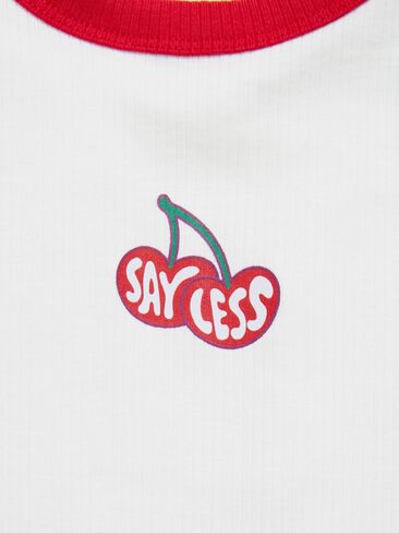 Old Navy Fitted Ribbed Graphic Tank Top for Girls - Sea Salt in Saudi Arabia