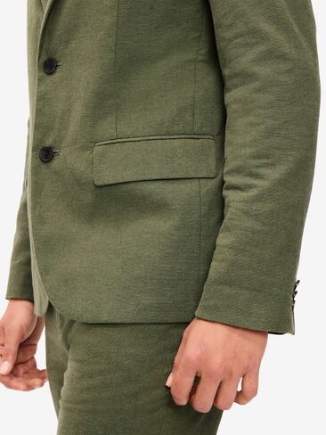 Old Navy Relaxed Unlined Linen-Blend Blazer - Matcha Green in Saudi Arabia