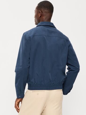 Old Navy Twill Harrington Jacket - Dark Blue in Saudi Arabia