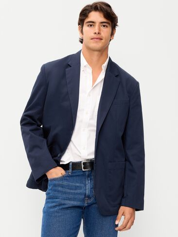Old Navy Oversized Twill Blazer - In the Navy in Saudi Arabia