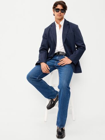 Old Navy Oversized Twill Blazer - In the Navy in Saudi Arabia