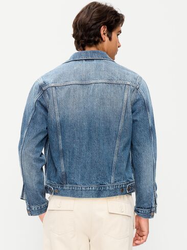 سترة Old Navy Jean Trucker - لون متوسط in Saudi Arabia