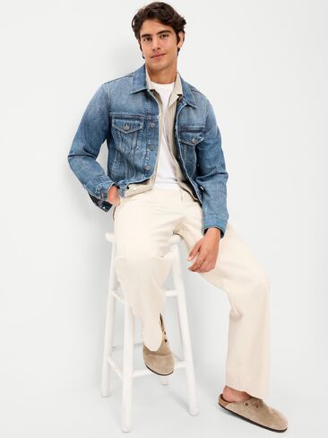 سترة Old Navy Jean Trucker - لون متوسط in Saudi Arabia