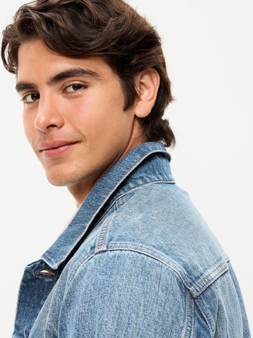سترة Old Navy Jean Trucker - لون متوسط in Saudi Arabia