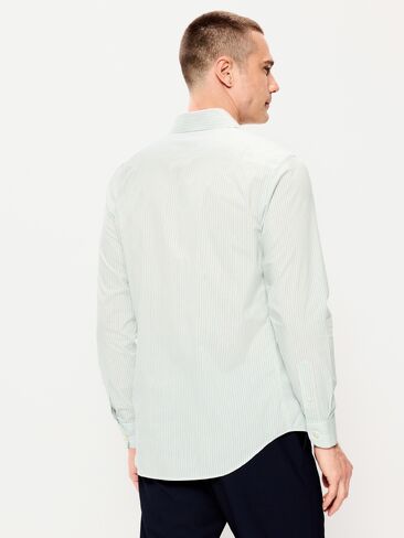 Old Navy Slim Fit Pro Signature Performance Dress Shirt - Green/Purple in Saudi Arabia