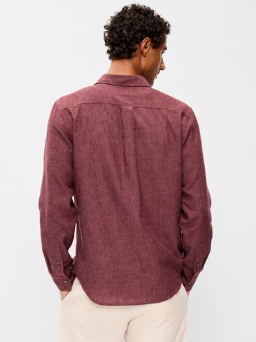 قميص Old Navy ذو قصة كلاسيكية من مزيج الكتان - رايزن أريزونا in Saudi Arabia