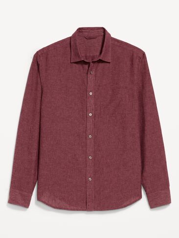 قميص Old Navy ذو قصة كلاسيكية من مزيج الكتان - رايزن أريزونا in Saudi Arabia