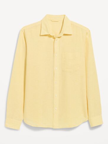 Old Navy Classic Fit Linen-Blend Shirt - JOJOBA in Saudi Arabia