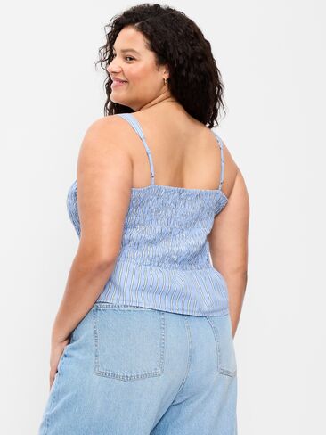 قميص بيبلوم بدون أكمام من Old Navy - شريط أزرق in Saudi Arabia