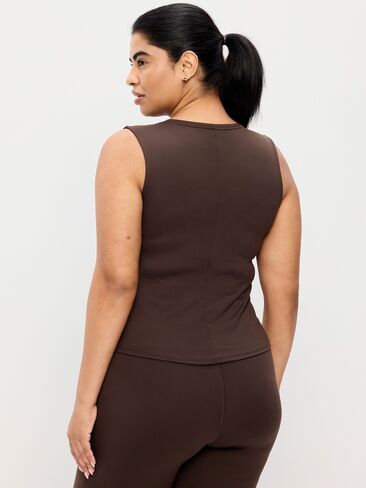Old Navy StudioSmooth Base Layer Tank Top - BLACK COFFEE in Saudi Arabia