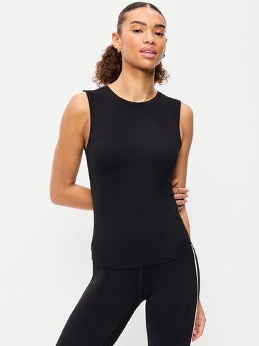 Old Navy StudioSmooth Base Layer Tank Top - Black Jack in Saudi Arabia