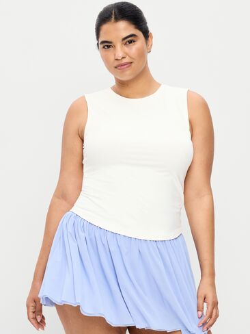 Old Navy StudioSmooth Base Layer Tank Top - Magnolia in Saudi Arabia