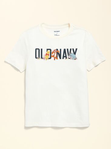 Old Navy Old Navy x Disney Winnie the Pooh Gender-Neutral Graphic T-Shirt for Kids - Sea Salt in Saudi Arabia