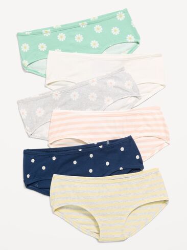 Old Navy Hipster Underwear 6-Pack for Girls - Daisy in Saudi Arabia