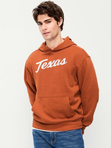 Old Navy College Pullover Hoodie for Adults - LONGHORNS ORANGE in Saudi Arabia