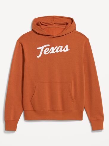 Old Navy College Pullover Hoodie for Adults - LONGHORNS ORANGE in Saudi Arabia