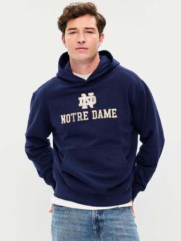 Old Navy College Pullover Hoodie for Adults - FIGHTING IRISH NAVY in Saudi Arabia