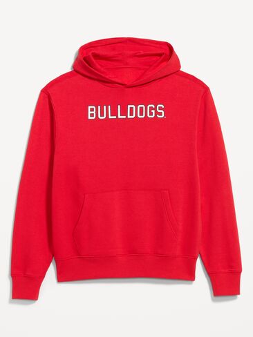 Old Navy College Pullover Hoodie for Adults - BULLDOGS RED in Saudi Arabia
