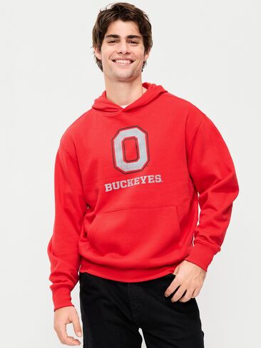 Old Navy College Pullover Hoodie for Adults - BUCKEYES RED in Saudi Arabia