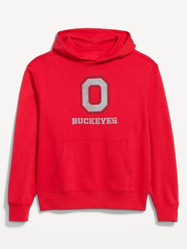 Old Navy College Pullover Hoodie for Adults - BUCKEYES RED in Saudi Arabia
