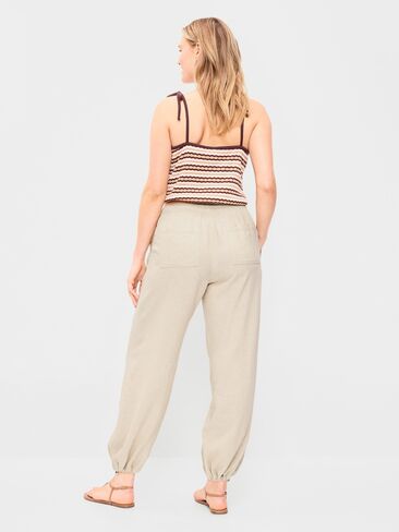 بنطلون من مزيج الكتان متوسط ​​الارتفاع من Old Navy - كتان كتان in Saudi Arabia