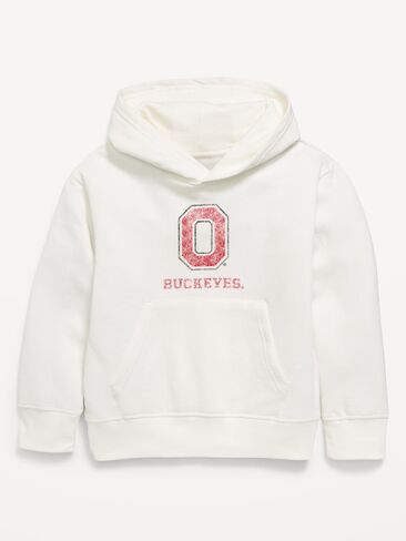 Old Navy College Graphic Gender-Neutral Hoodie for Kids - BUCKEYES CREAM in Saudi Arabia