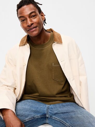 تي شيرت Old Navy بجيب ثقيل الوزن - إوز كندي in Saudi Arabia