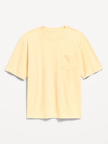 Old Navy Heavyweight Pocket T-Shirt - Cool Almond in Saudi Arabia
