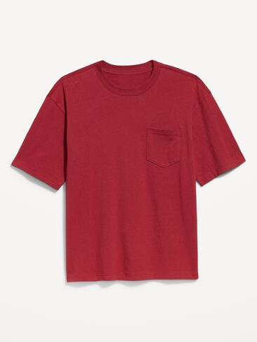 Old Navy Heavyweight Pocket T-Shirt - Loganberry in Saudi Arabia