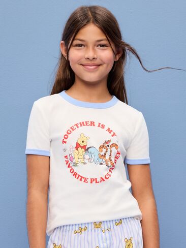 تيشيرت برسومات ديزني ويني ذا بوه للفتيات من Old Navy Old Navy x Disney Winnie the Pooh - ملح البحر in Saudi Arabia