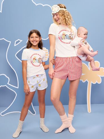 تيشيرت برسومات ديزني ويني ذا بوه للفتيات من Old Navy Old Navy x Disney Winnie the Pooh - ملح البحر in Saudi Arabia