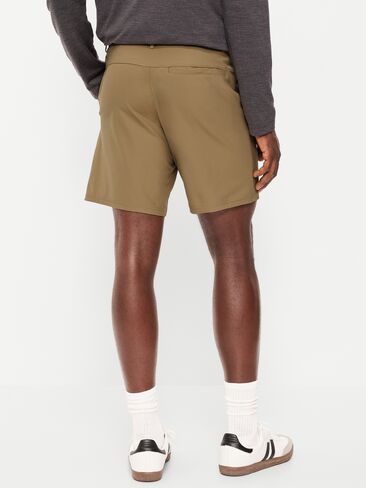 Old Navy Tech Hybrid Chino Shorts -- 8-inch inseam - Kicking Up Dust in Saudi Arabia