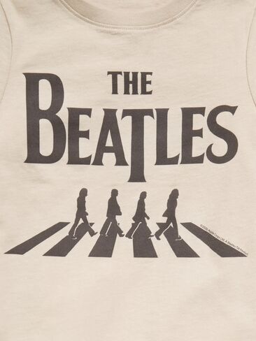 تي شيرت برسوم موسيقية مرخص للجنسين من Old Navy للأطفال الصغار - فريق البيتلز in Kuwait