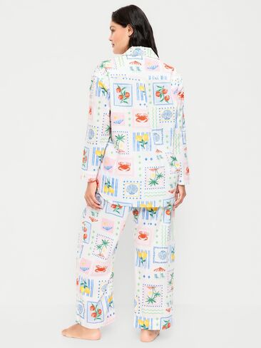 طقم بيجامة Old Navy Poplin PATCHWORK (MULTI BLUE) in Saudi Arabia