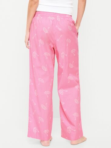 Old Navy High-Waisted Poplin Pajama Pant - PINK KEY in Saudi Arabia