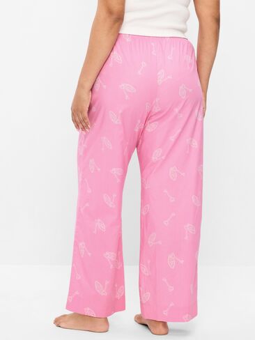 Old Navy High-Waisted Poplin Pajama Pant - PINK KEY in Saudi Arabia