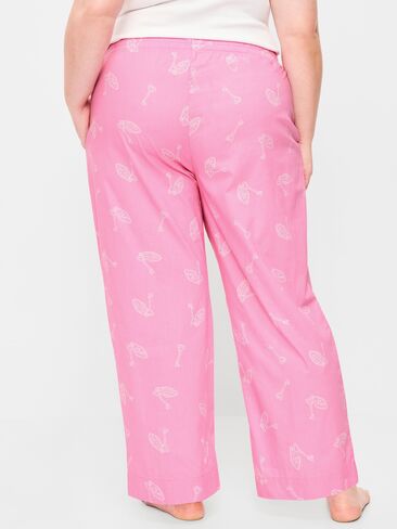 Old Navy High-Waisted Poplin Pajama Pant - PINK KEY in Saudi Arabia