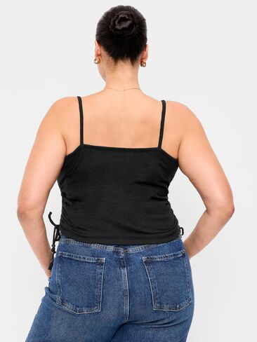 Old Navy Shirred Side Cami Tank Top - Black Jack in Saudi Arabia