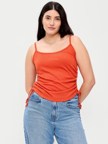 قميص Cami بدون أكمام من الجانب Old Navy - زخرفة برتقالية in Saudi Arabia