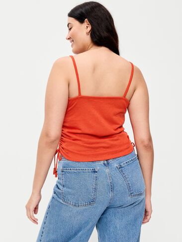 قميص Cami بدون أكمام من الجانب Old Navy - زخرفة برتقالية in Saudi Arabia