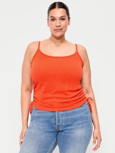 قميص Cami بدون أكمام من الجانب Old Navy - زخرفة برتقالية in Saudi Arabia