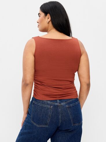 Old Navy Asymmetrical Side-Cinch Tank Top - Russet Moon in Kuwait